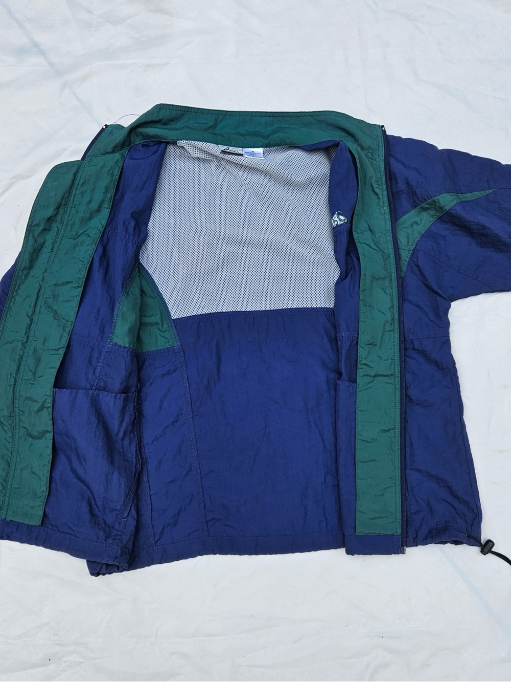 VINTAGE Asics Zip-Up Windbreaker Jacket - Picture 12 of 16